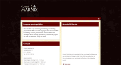 Desktop Screenshot of grandcafemarnix.nl